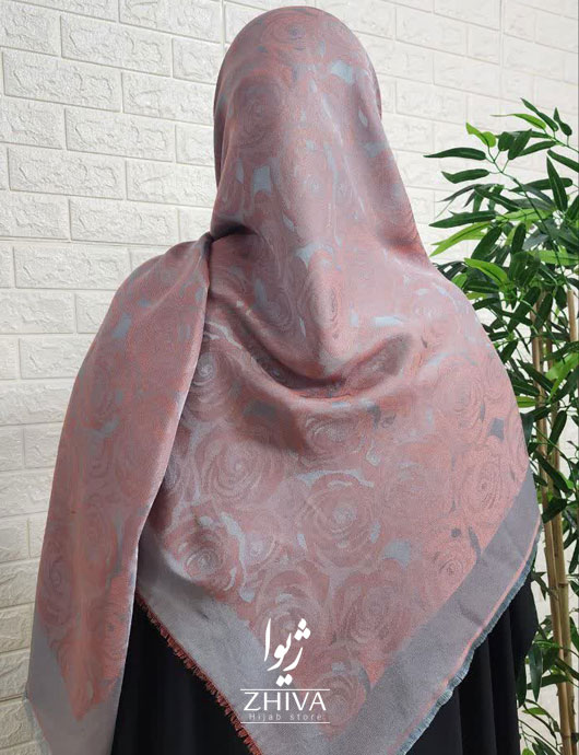 روسری گل رز لمه گلبهی