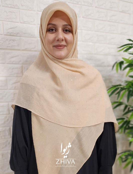 روسری نخی نگين پراكنده