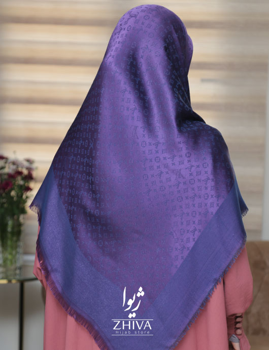 روسری ال وی لمه بنفش
