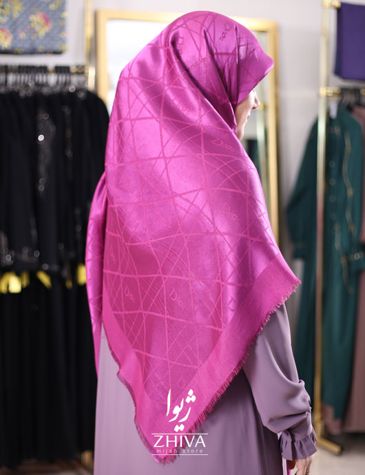روسری دیور لمه سرخابی