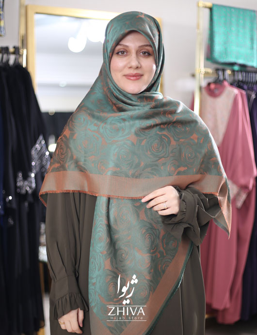 روسری گل رز