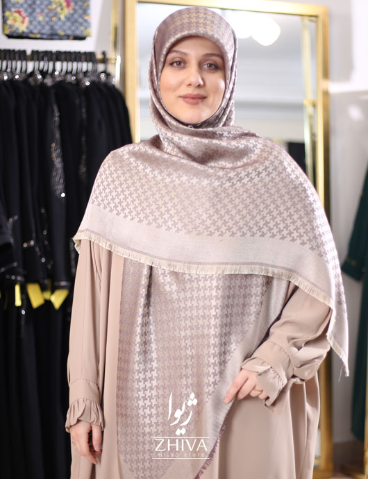 روسری لمه پيچازی استخوانی