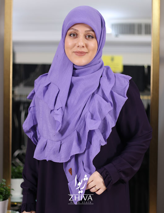 روسری وال اسلپ چیندار ياسی