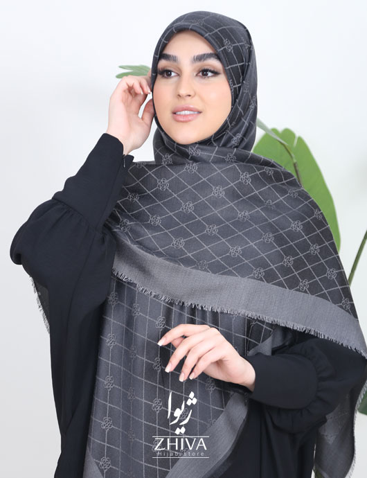 روسری لمه طرح گل