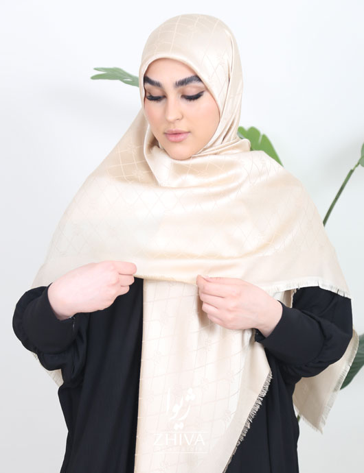 روسری لمه طرح گل