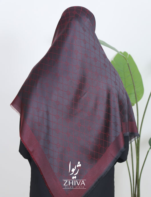 روسری لمه طرح گل