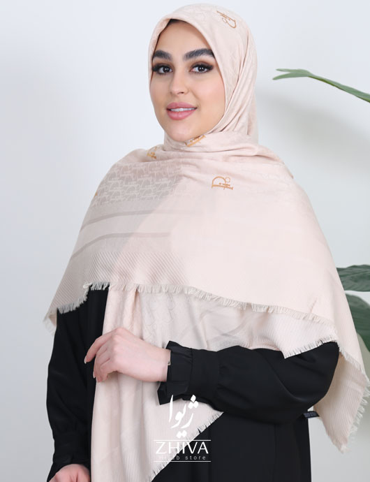 روسری نخی وارداتی پاييزه كرمی
