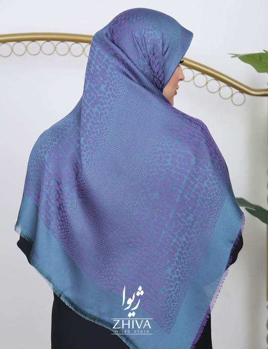 روسری لمه طرح سنگی