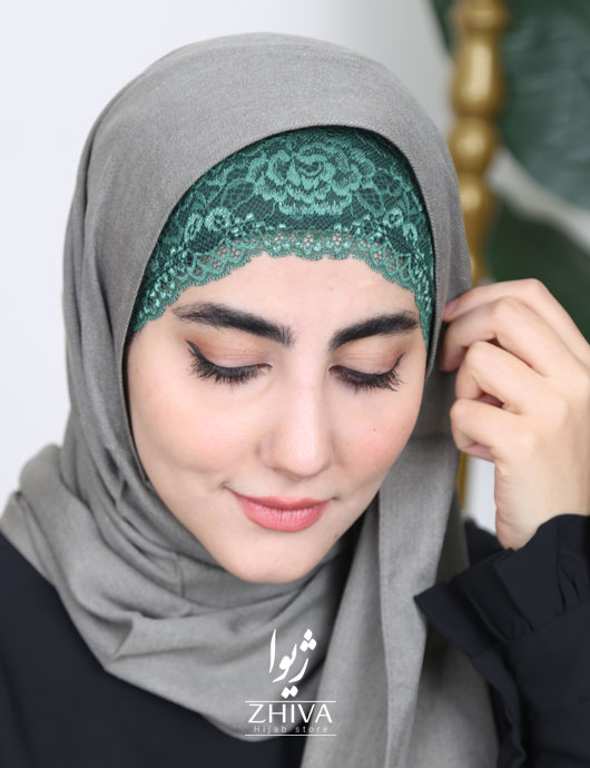 هد سر توری حجاب سبز