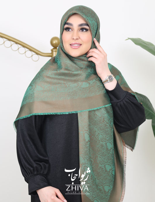 روسری لمه پوست ماری يشمی