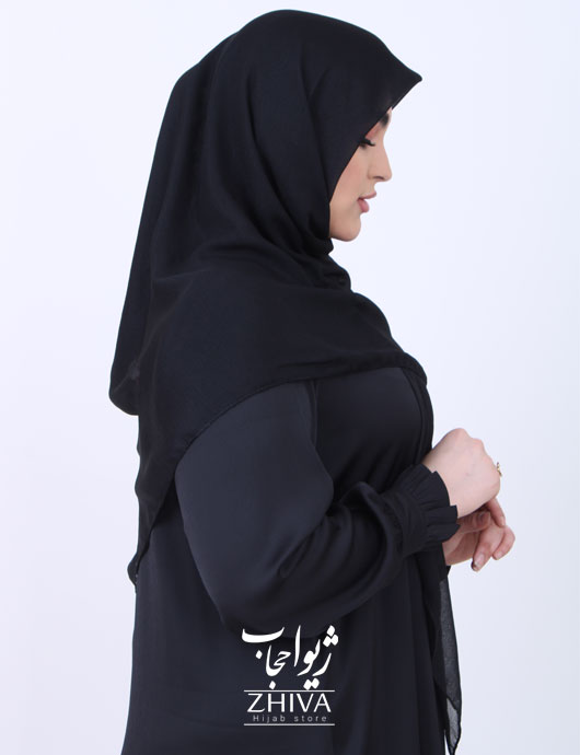 روسری مشكی ساده
