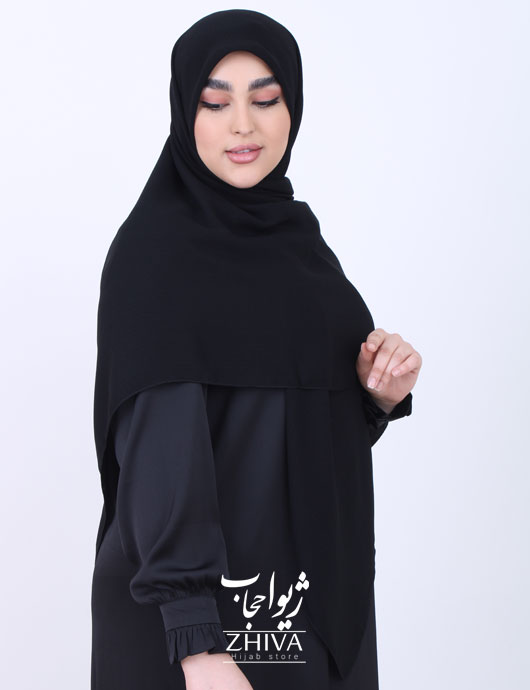 روسری مشكی ساده