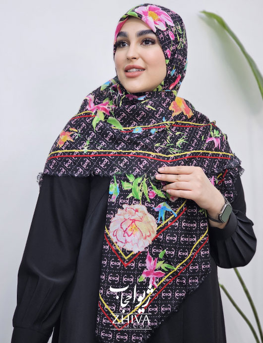 روسری سيا اسكارف