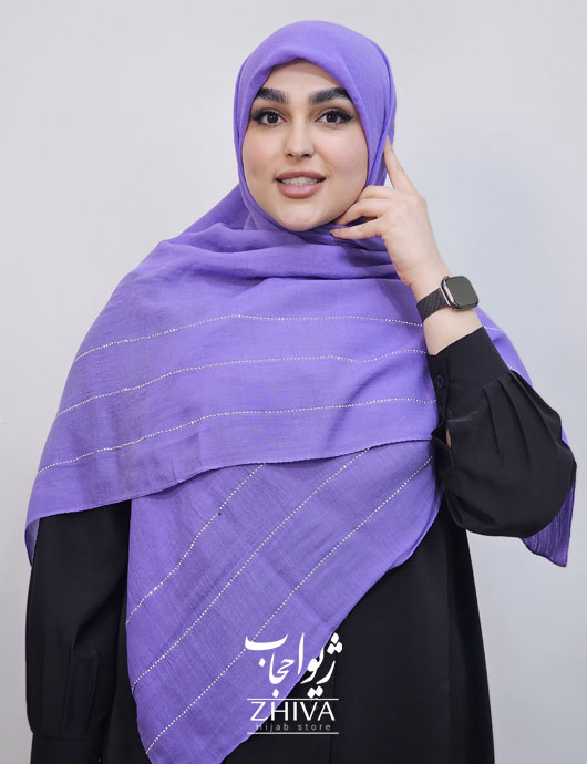 روسری وال اسلپ حاشيه نگين ياسی