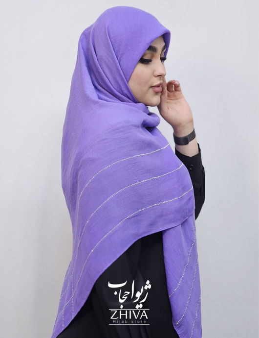 روسری وال اسلپ نگين دار ياسی
