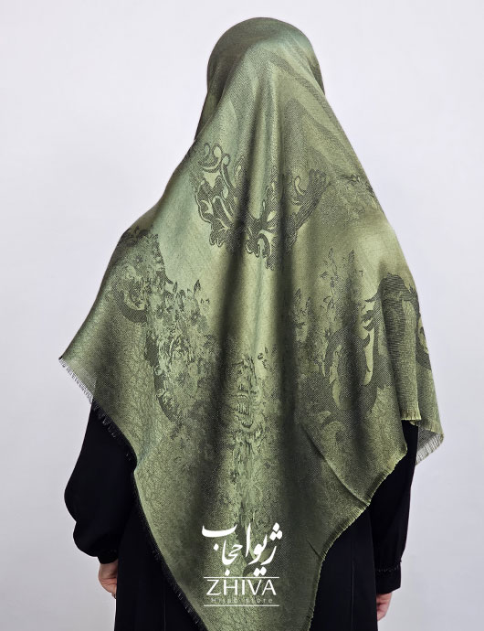 روسری لمه سبز