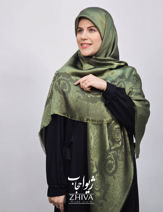 روسری لمه سبز