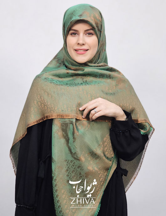 روسری لمه سبز