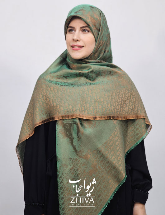 روسری لمه سبز
