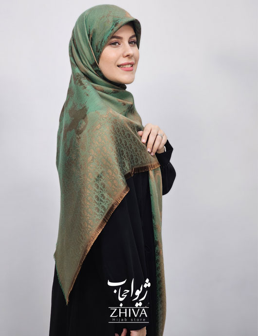 روسری لمه سبز