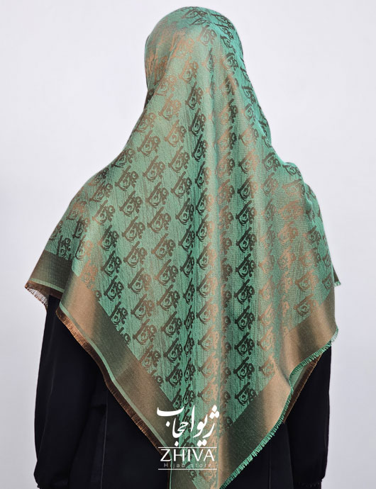 روسری لمه سبز