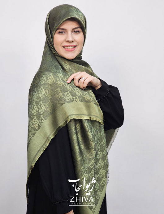 روسری لمه سبز