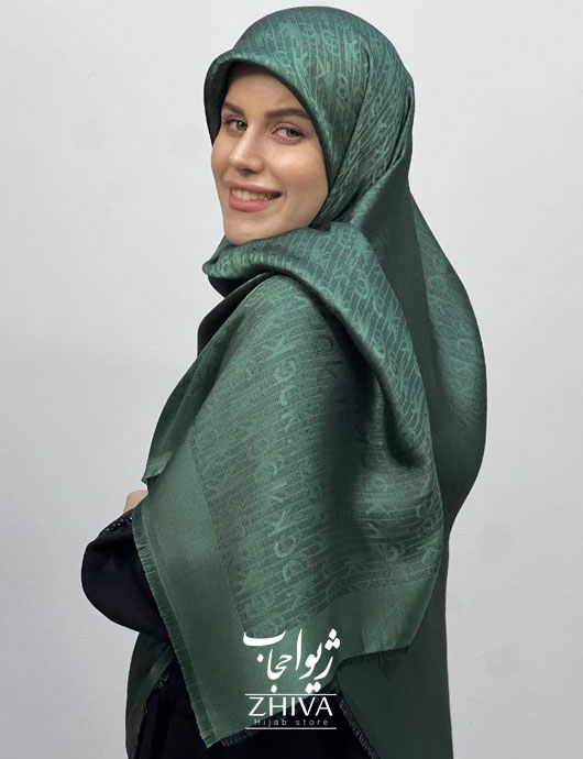 روسری لمه سبز
