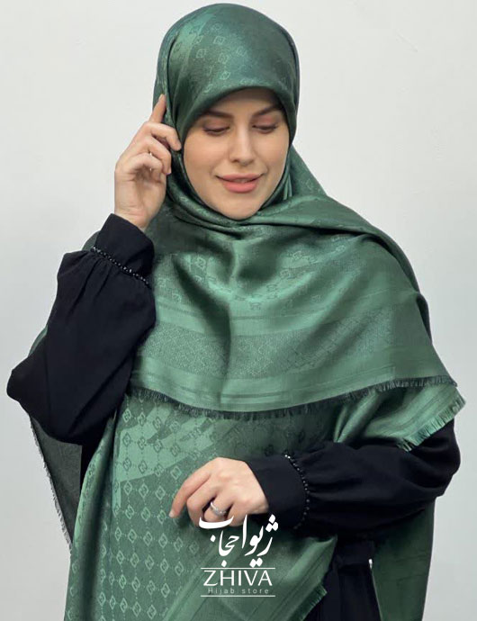 روسری لمه سبز