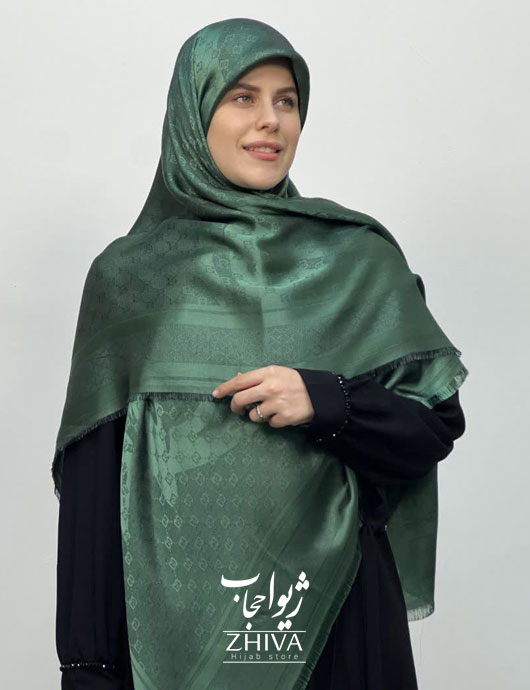 روسری لمه سبز