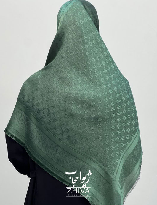 روسری لمه سبز