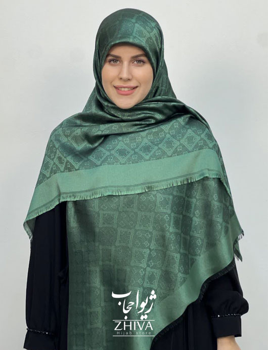 روسری لمه سبز