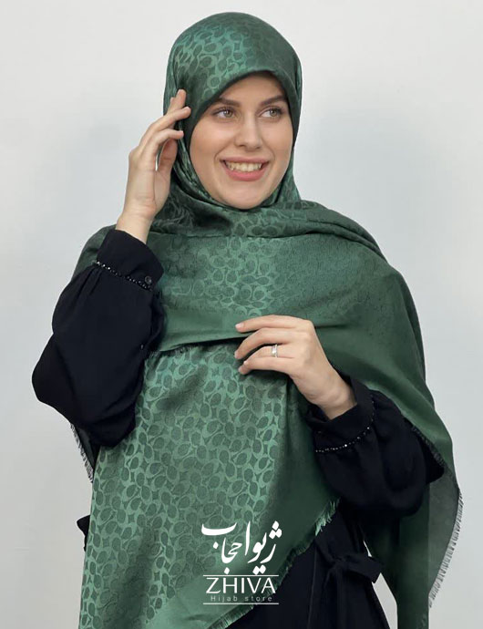 روسری لمه سبز