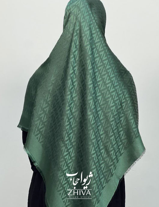 روسری لمه سبز