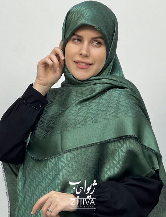 روسری لمه سبز