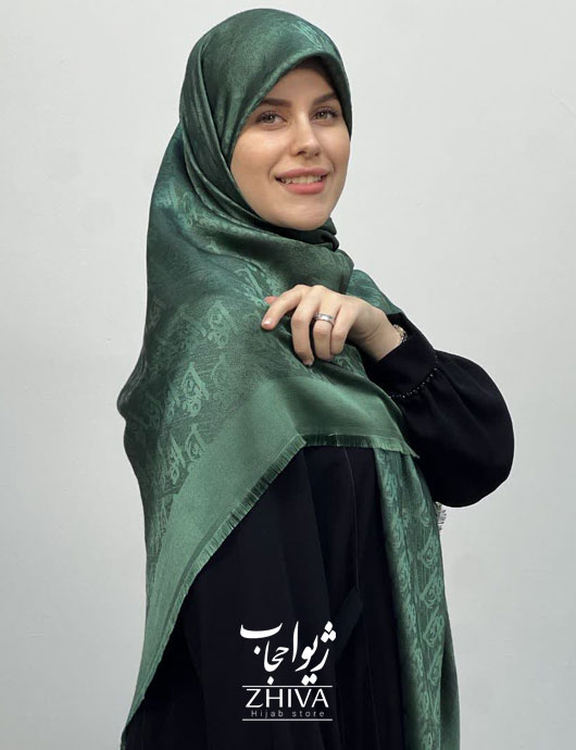 روسری لمه سبز كد 16