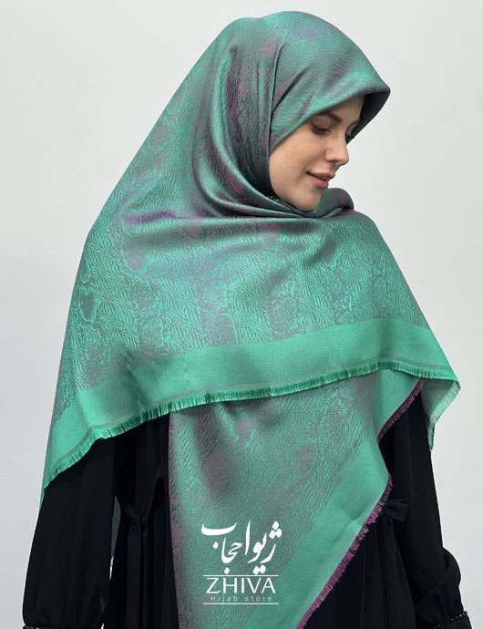 روسری لمه سبز