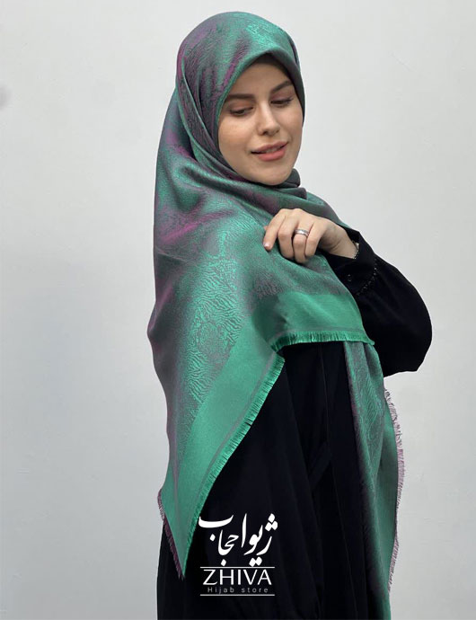 روسری لمه سبز