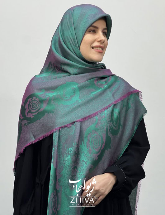 روسری لمه سبز كد 19
