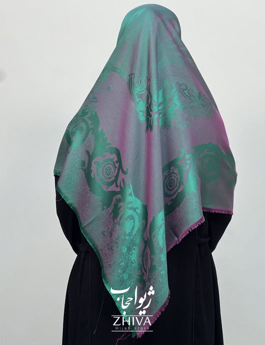 روسری لمه سبز