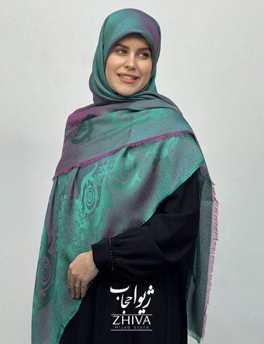 روسری لمه سبز