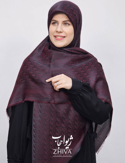 روسری لمه زرشكی
