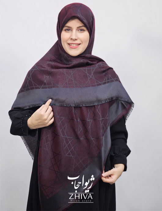 روسری لمه زرشكی