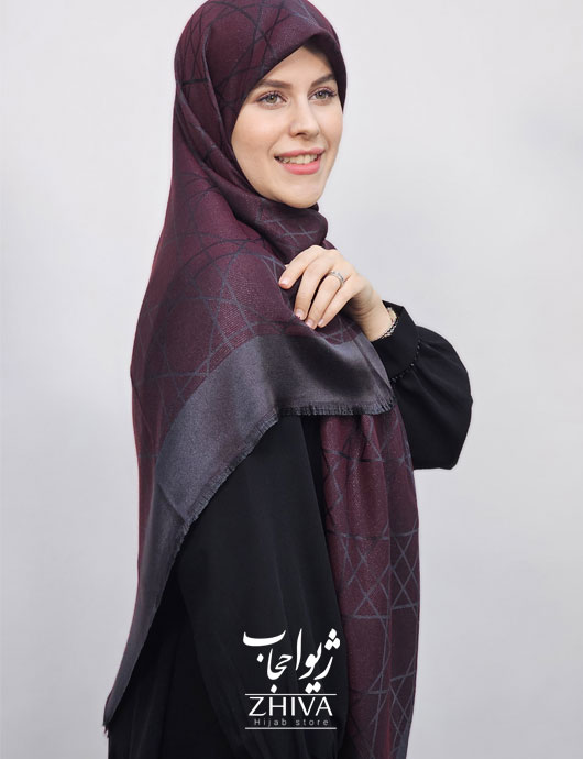 روسری لمه زرشكی