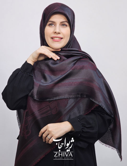 روسری لمه زرشكی