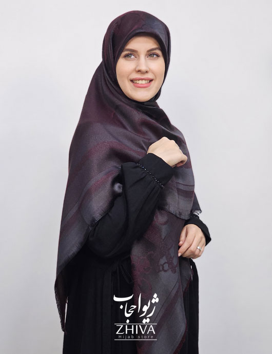 روسری لمه زرشكی
