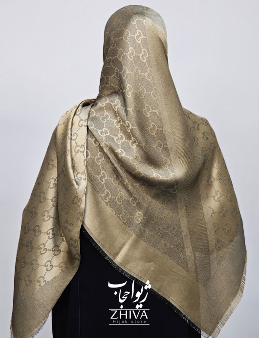 روسری لمه طلايی