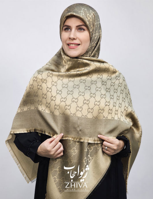 روسری لمه طلايی