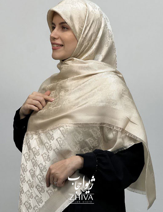 روسری لمه استخوانی