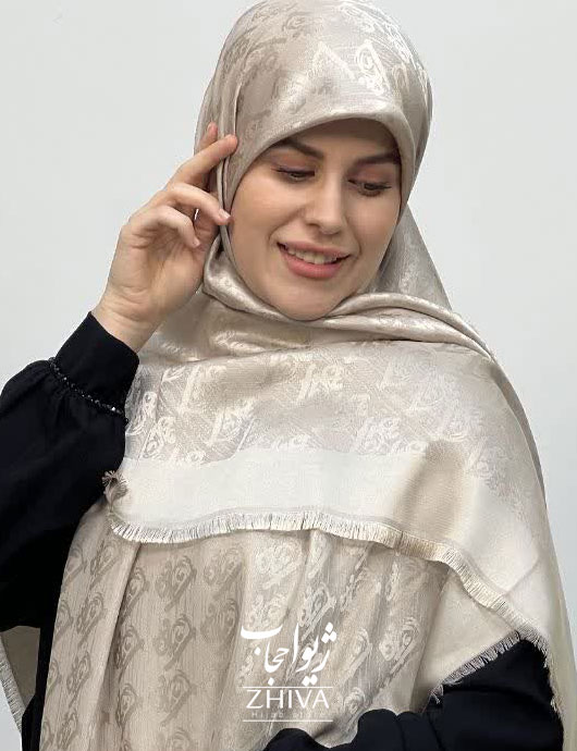 روسری لمه استخوانی