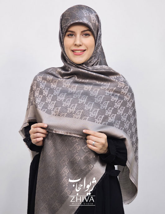 روسری لمه طوسی